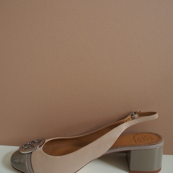 Tory Burch Minnie Cap Toe Slingback S 8.5 - Picture 7 of 11